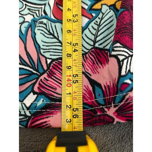 Women Love Tropical Print Maxi Sundress  Razor Back - Picture 6 of 10